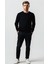 Unisex Bisiklet Yaka Oversize Şardonlu Basic Sweatshirt 1