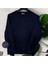 Unisex Bisiklet Yaka Oversize Şardonlu Basic Sweatshirt 2