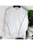 Unisex Bisiklet Yaka Oversize Şardonlu Basic Sweatshirt 1