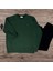 Unisex Bisiklet Yaka Oversize Şardonlu Basic Sweatshirt 1