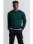 Unisex Bisiklet Yaka Oversize Şardonlu Basic Sweatshirt 1