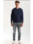 Unisex Bisiklet Yaka Oversize Şardonlu Basic Sweatshirt 1