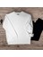 Unisex Bisiklet Yaka Oversize Şardonlu Basic Sweatshirt 2