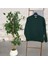 Unisex Beyaz Bisiklet Yaka Oversize Şardonlu Basic Sweatshirt 2