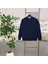 Unisex Beyaz Bisiklet Yaka Oversize Şardonlu Basic Sweatshirt 2