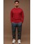 Unisex Bisiklet Yaka Oversize Şardonlu Basic Sweatshirt 1