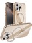 iPhone 16 Pro Kılıf Magsafe Şarj Özellikli Kamera Standlı Zore Estop KAPAK-GOLD-8680436820131-MLTD 1