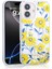 iPhone 16 Uyumlu Kılıf Sıvılı Simli Baskılı Şeffaf Arka Yüzey Zore Mossa Silikon KAPAK-SARI-86804368 1
