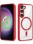 Galaxy S23 Kılıf Magsafe Wireless Şarj Özellikli Silikon Zore Ege KAPAK-KIRMIZI-8680436724569-MLTD94 1