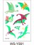 WS-Y099 Popüler Dinozor Aydınlık Boya Dövme Etiket Çocuk Kız Karikatür Eğlenceli Tyrannosaurus Su Geçirmez Geçici Floresan Glow Oyuncaklar (Yurt Dışından) 4