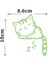 Erteleme Kedi Yeşil Floresan Peri Ay Yıldızlar Çocuk Ev Ipucu Dekorasyon Oyuncaklar Aydınlık Boya Karikatür Anahtarı Duvar Etiketi Karanlıkta Parlayan Kedi (Yurt Dışından) 1