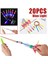 20 Adet 10-100 Adet Açık Parlayan Roket Flaş LED Işık Gece Çocuklar Aydınlık Sapan Oyuncaklar Parlaklık Sapan Elastik Lastik Bant Mancınık (Yurt Dışından) 1
