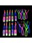 02-15.5 cm Mavi 10/1 Adet Çocuk Ok Roket Oyuncaklar Aydınlık Flaş LED Aydınlatma Up Lastik Bant Mancınık Oyunları Açık Elastik Hızlı Uçan Hediyeler (Yurt Dışından) 2