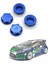 4 Adet 17MM M12 Metal Tekerlek Altıgen Somun Kapağı 1/7 Motor Km Rc Araba Arrma Mojave Yükseltme Parçaları Aksesuarları, 4 (Yurt Dışından) 4