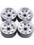 4 Adet 1.9 Inç Metal Beadlock Tekerlek Göbeği Jant 1/10 Rc Paletli Araba Trx4 Eksenel SCX10 90046 AXI03007 Redcat Gen8, Gümüş (Yurt Dışından) 1