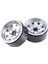 4 Adet 1.9 Inç Metal Beadlock Tekerlek Göbeği Jant 1/10 Rc Paletli Araba Trx4 Eksenel SCX10 90046 AXI03007 Redcat Gen8, Gümüş (Yurt Dışından) 2