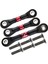 3 Adet Direksiyon Bağlantı Çubuğu Servo Çubuk Tt-02 TT-02T TT02 TT02T 1/10 Rc Araba Yükseltme Parçaları Aksesuarları, Kırmızı (Yurt Dışından) 1