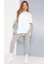 Kadın / Kız Siyah ve Beyaz 2 Adet Oversize T-Shirt 3