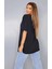 Kadın / Kız Siyah ve Beyaz 2 Adet Oversize T-Shirt 4