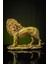 Aslan Dekoratif Heykel Altın Biblo 5