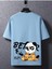 Lovely Panda Baskılı Oversize Erkek T-Shirt Salaş Boyfirend 2