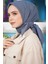 Kadın Tesettür Mio Caz Eşarp Hijab Gri 1