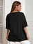 Be A Kind Human Baskılı Kadın / Kız Oversize Gri Salas T-Shirt Boyfriend 2
