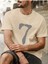 7 Rakam Baskılı Oversize Erkek T-Shirt Salaş Boyfirend 3