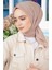 Kadın Tesettür Mio Caz Eşarp Hijab Bej 1