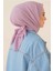Kadın Tesettür Mio Caz Eşarp Hijab Lila 3