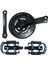 Bisiklet 3 Lü Aynakol 42T & Alüminyum Siyah Bilyalı Pedal Set 2