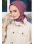 Kadın Tesettür Mio Caz Eşarp Hijab Mor 3