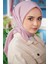 Kadın Tesettür Mio Caz Eşarp Hijab Pudra 2