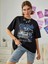 Kadın / Kız Siyah Old Style Oversize T-Shirt 2