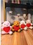 Kalpli Love Yazılı 4 Adet Mini Lüx Ayıcık Sevgiliye Hediye 11 cm x 9 cm Kalpli Love Yazılı Ayıcık sevgiliye Özel Hediye 3