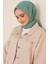 Kadın Tesettür Mio Caz Eşarp Hijab Mint Yeşili 2