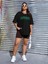 Happıness Baskılı Kadın / Kız Oversize Salas T-Shirt Boyfirend 1