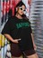Happıness Baskılı Kadın / Kız Oversize Salas T-Shirt Boyfirend 4