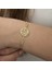 Gümüş Gold Baget Taşlı Bileklik CSR2183316 3