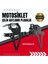 Motosiklet Katlanır Plakalık Çelik Piano Black Universal Model, Sinyal Takılabilir 1