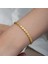 Gümüş Gold Pullu Zincir Kadın Bileklik CSR2185322 4