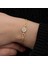 Gümüş Gold Baget Taşlı Kadın Bileklik CSR2185594 4
