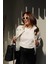 Beyaz Yazı Detay Oversize Tshirt 3