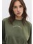 Baskılı Taş Işlemeli Sweatshirt 5