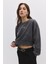 Baskılı Taş Işlemeli Sweatshirt 2