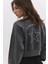 Baskılı Taş Işlemeli Sweatshirt 4