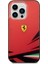 iPhone 14 Pro Max Kılıf Ferrari Sarı Italyan Bayrak Baskılı Dizayn Kapak Kırmızı 2