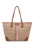 Koyu Bej - Taba SP1169 Kadın Omuz Shopper Çanta 1