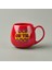 Kitchen Focus On The Good Sloganlı Kupa - Kırmızı - 310 ml 1