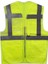 Reflektörlü Cepli Mühendis Ikaz Yeleği Fosfor Sarı 1